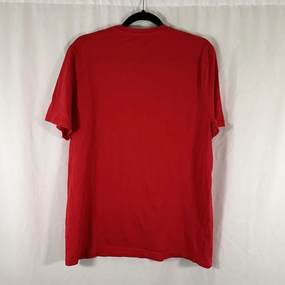 Mavi Shirt Unisex Large Red Istanbul Print Short Sleeve Crew Neck 100% Cotton - Picture 7 of 9